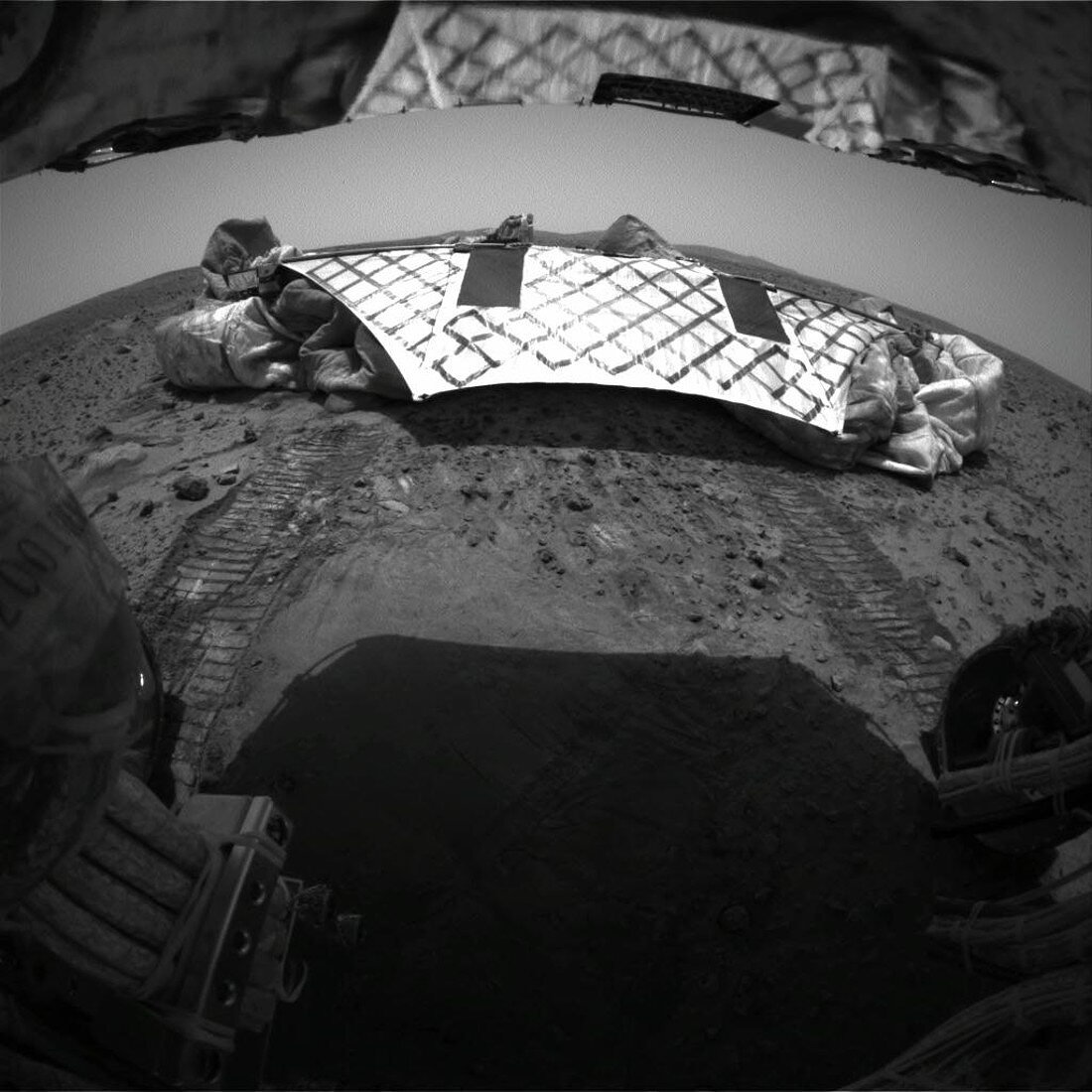 Spirit's lander on Mars