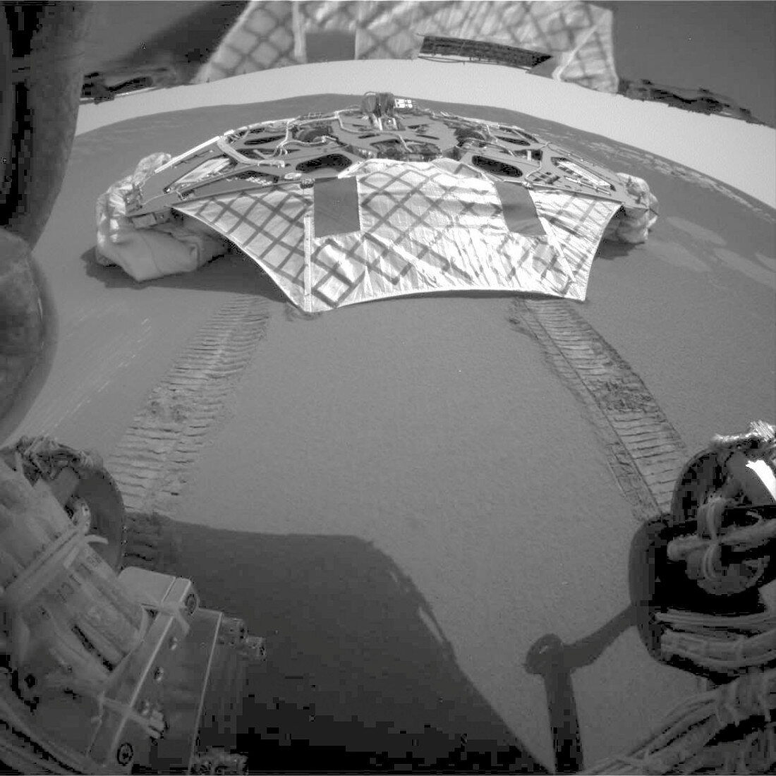 Opportunity's lander on Mars