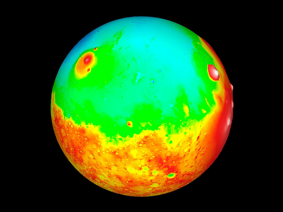 Martian topography