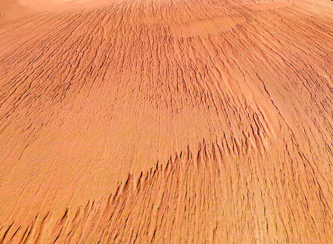 Sand and wind erosion,Mars