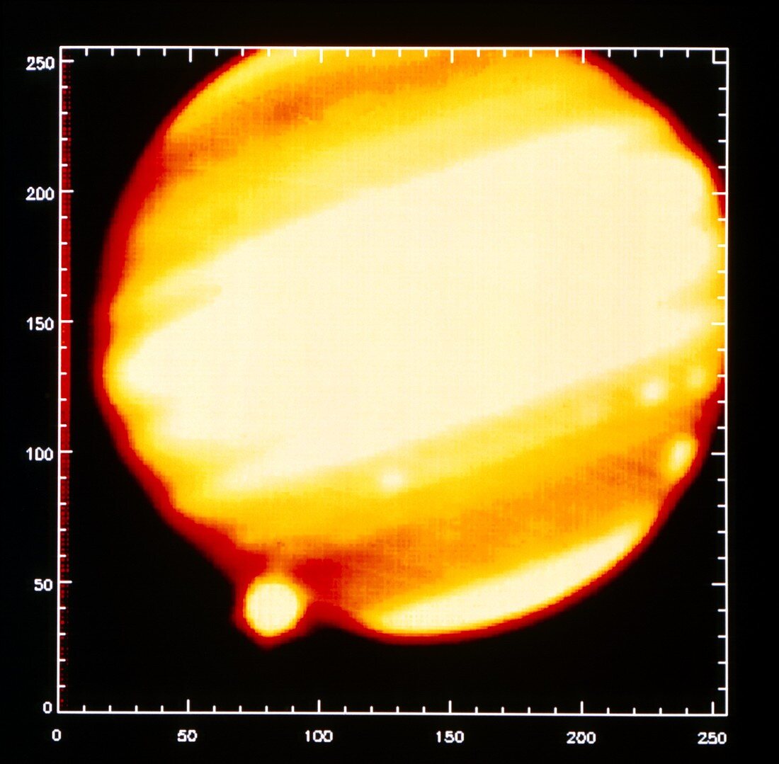 The impact of comet Shoemaker-Levy 9 with Jupiter