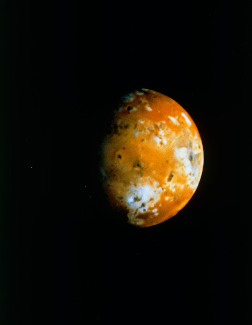 Galileo spacecraft image of Jupiter's moon,Io