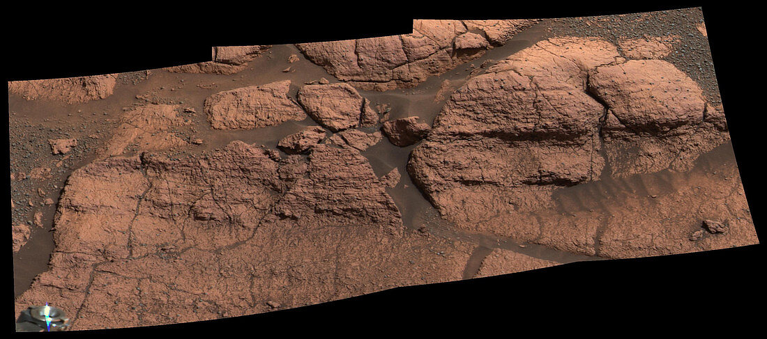 Martian rock surface