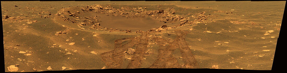Fram crater on Mars