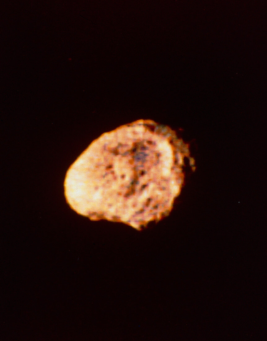 voyager 2 photo of Saturn's moon Hyperion