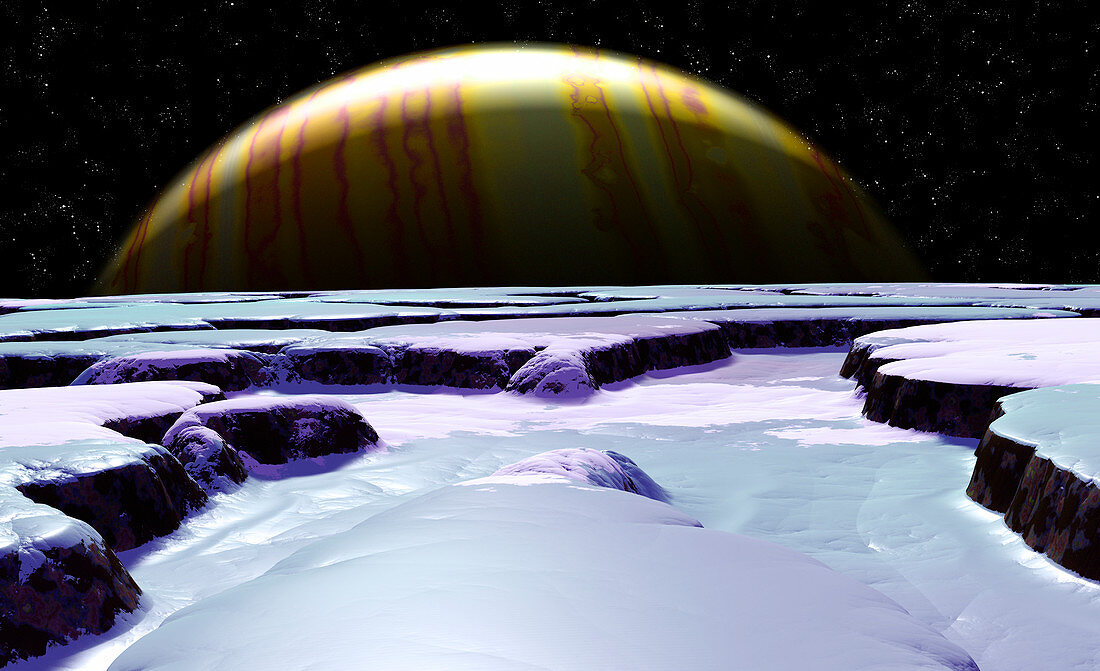 Surface of Europa,artwork