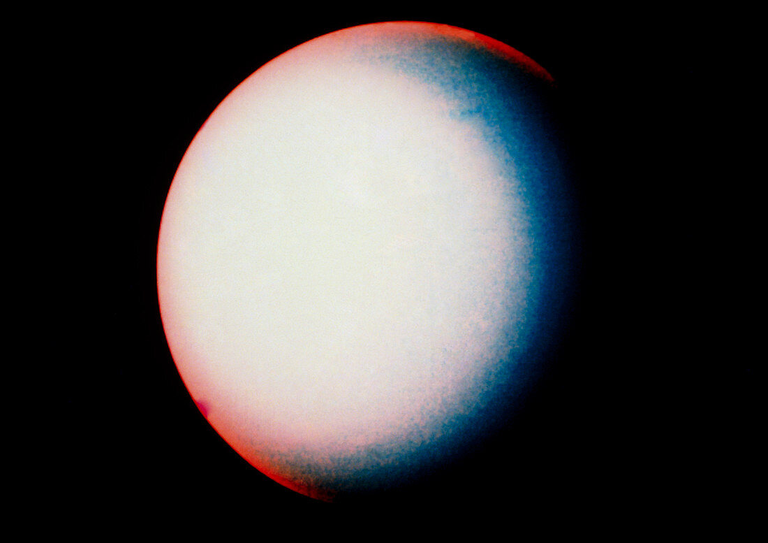 Voyager 2 image of the planet Uranus