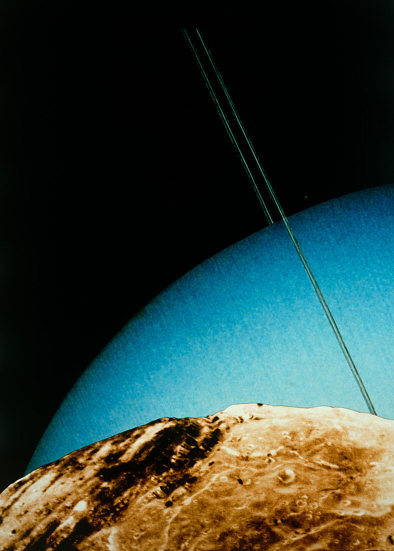 Voyager 2 montage of Miranda