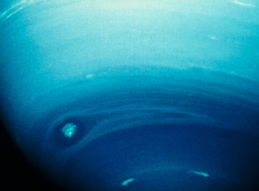 Voyager 2 image of planet Neptune
