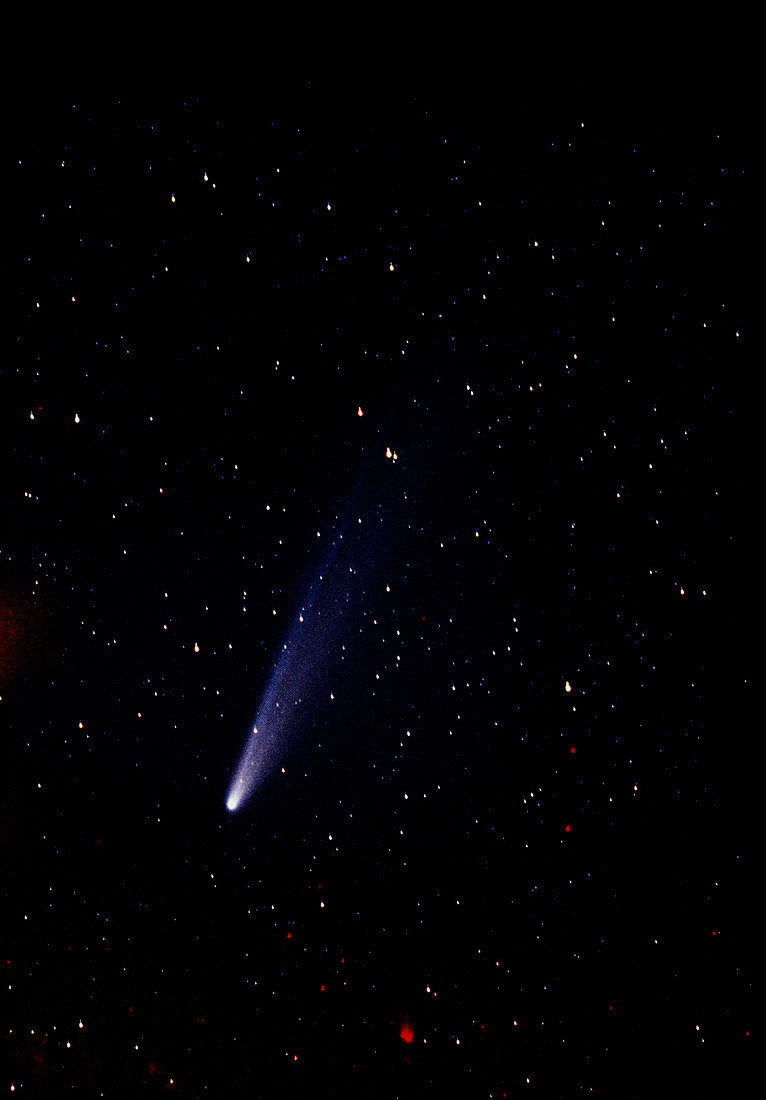 Comet Kohoutek photographed in January 1974