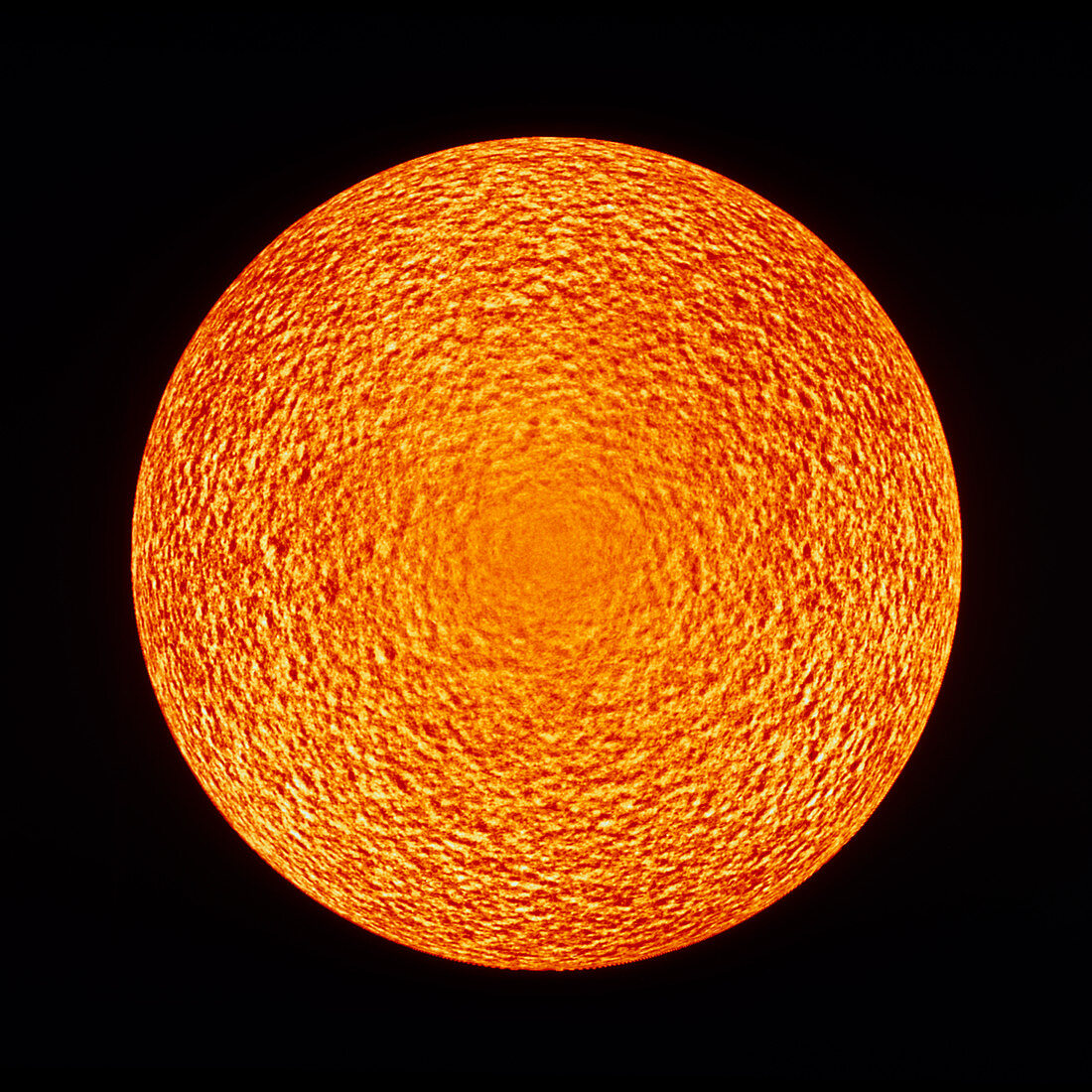 Doppler image of granulation on Sun's surface