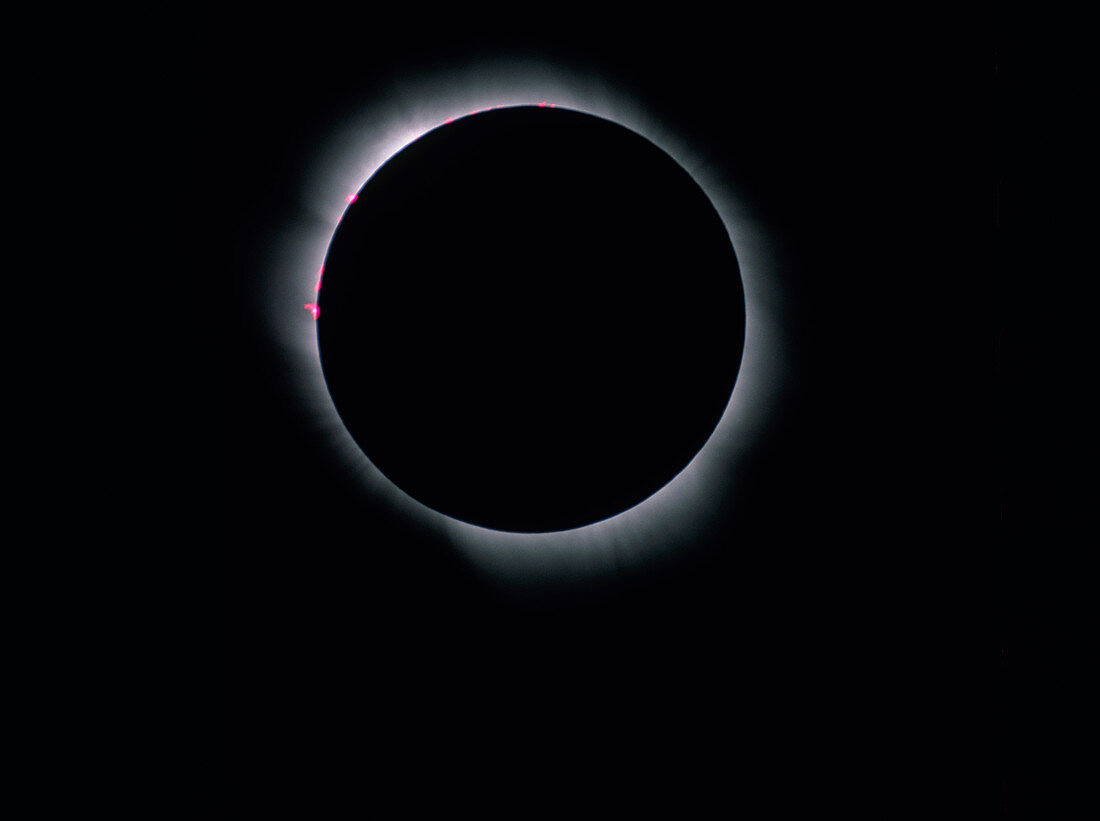 Total solar eclipse,inner corona
