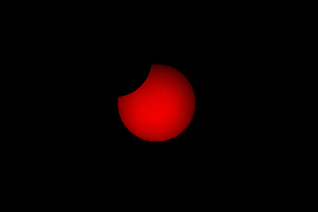Annular solar eclipse,after 10 minutes