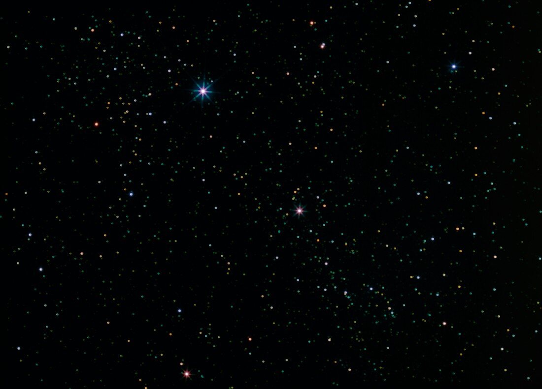 Star Deneb in the constellation of Cygnus