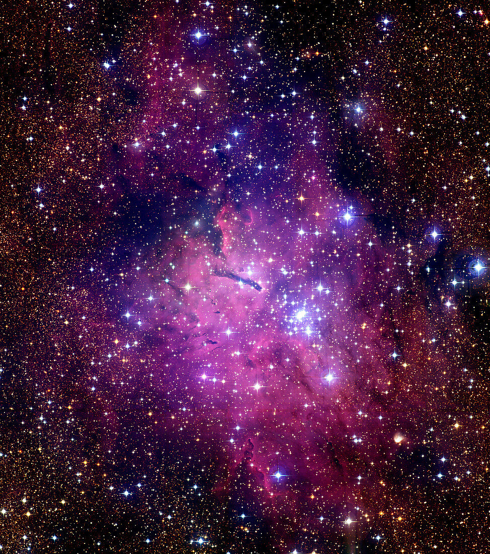 Emission nebula NGC 6820