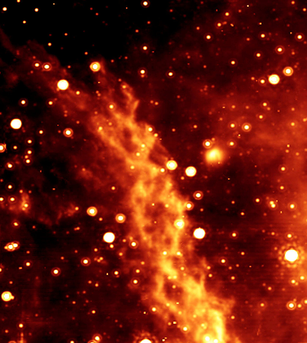 Double Helix nebula,SST infrared image