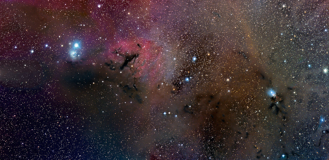 Emission nebulae NGC 1333 and IC 348