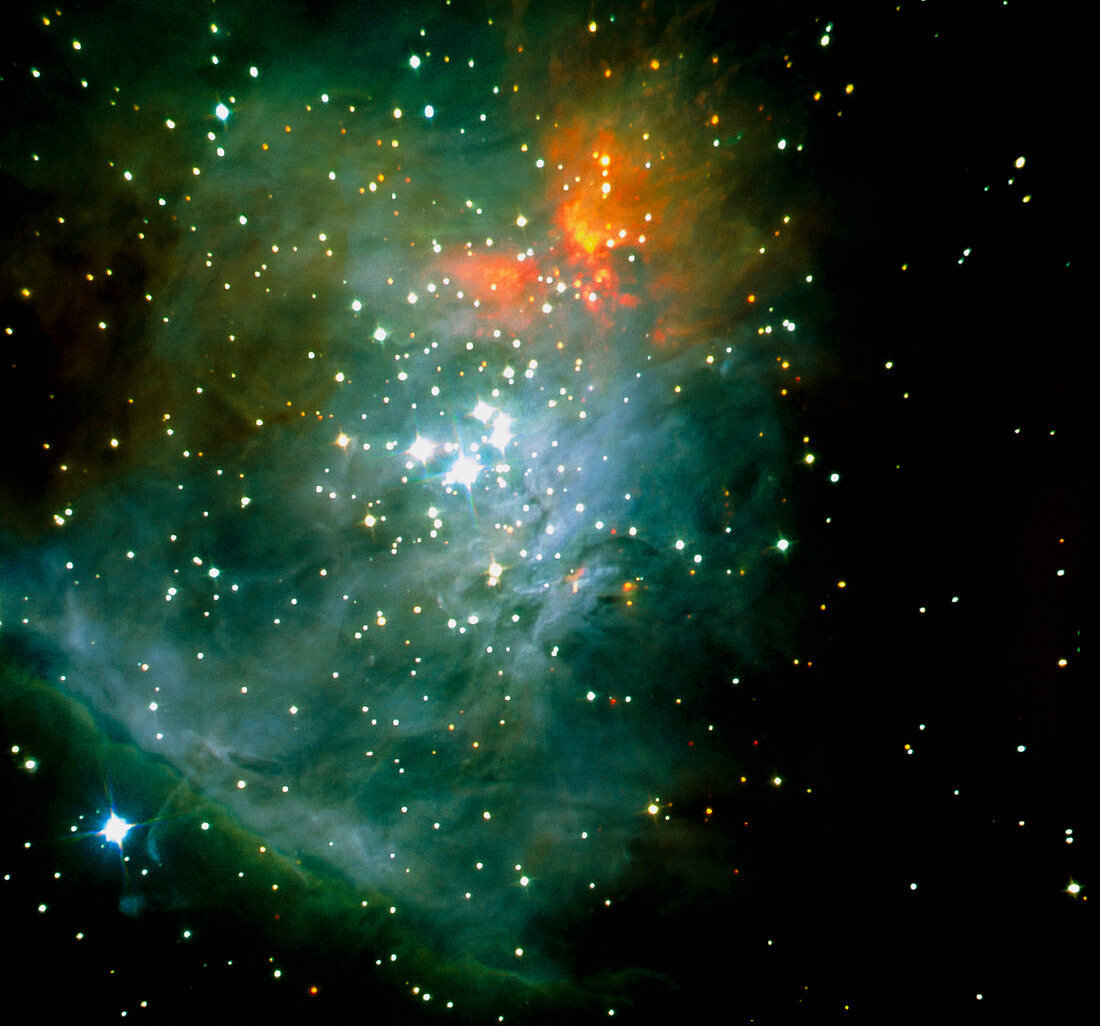Orion Nebula,infrared image
