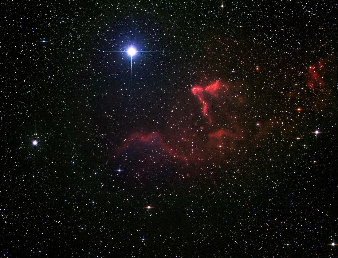 Emission nebulae IC 59 and IC 63