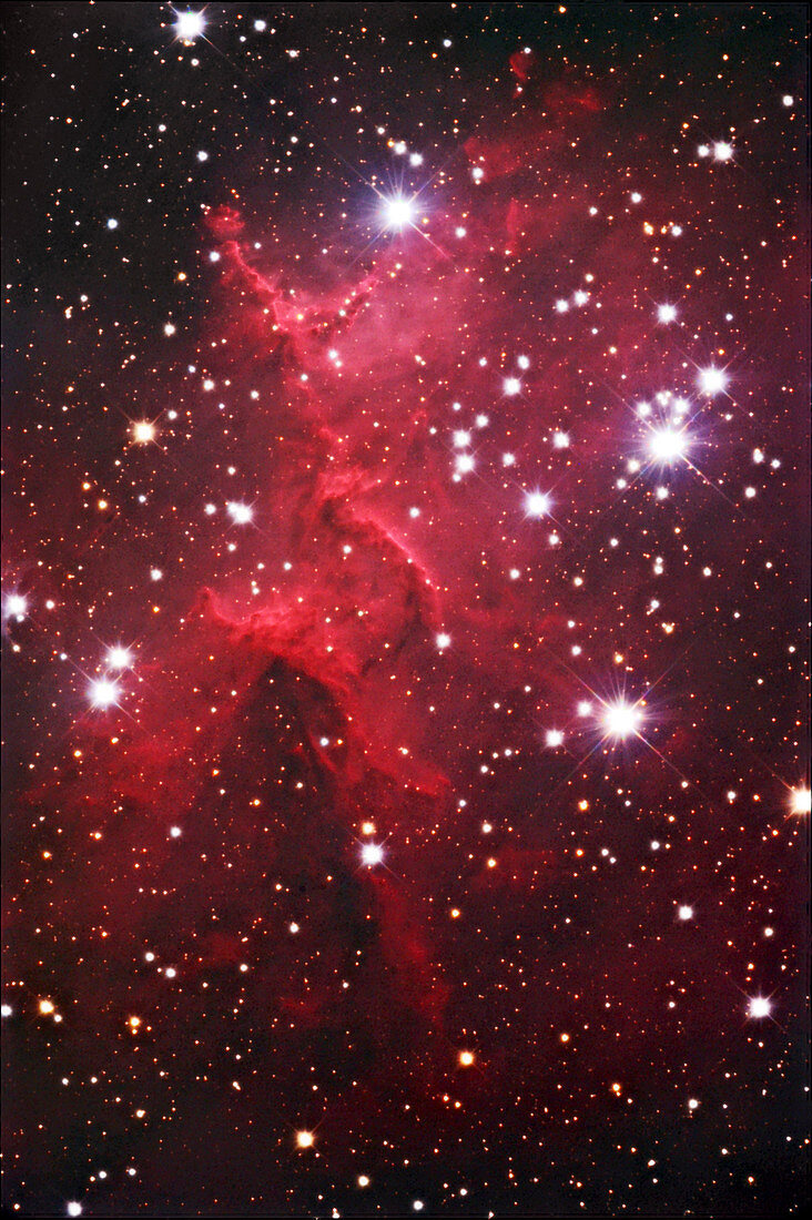 Star cluster Mel-15 in nebula IC1805