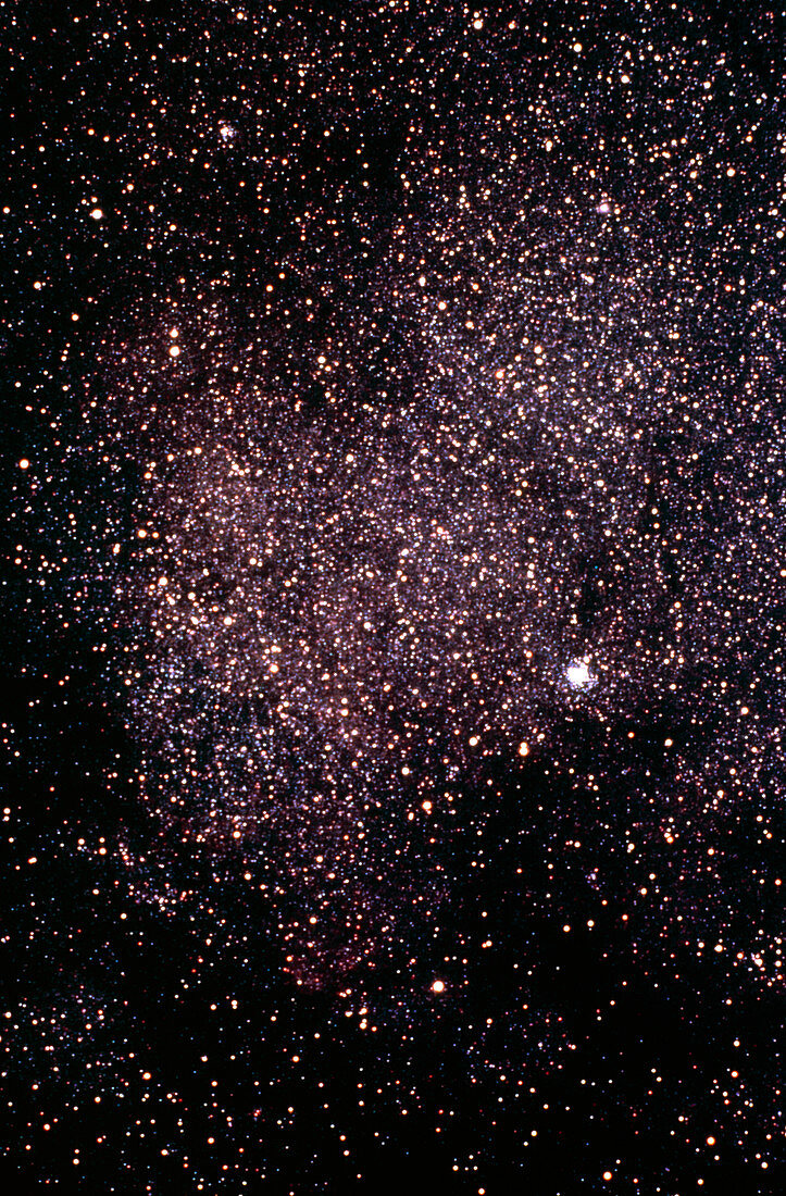Optical photo of the Scutum Star Cloud