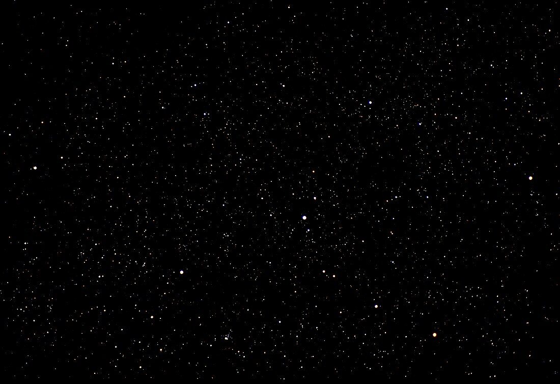 Starry sky: western Cassiopeia region
