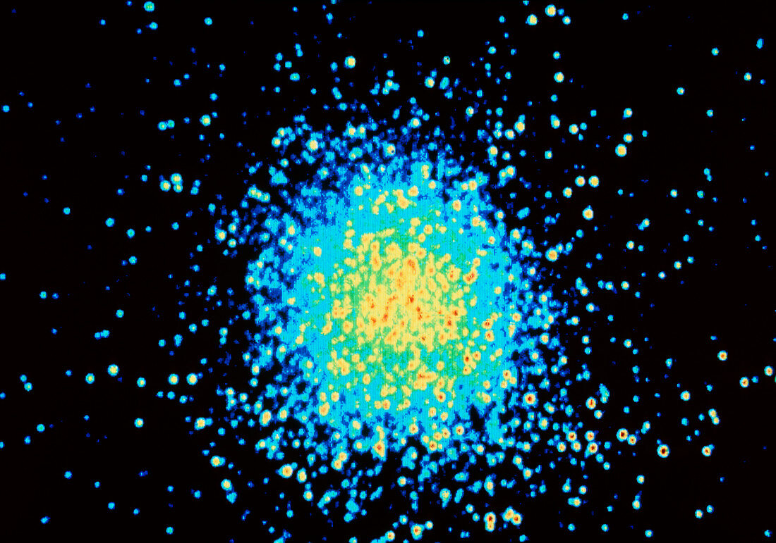 False-colour optical image of M13 star cluster
