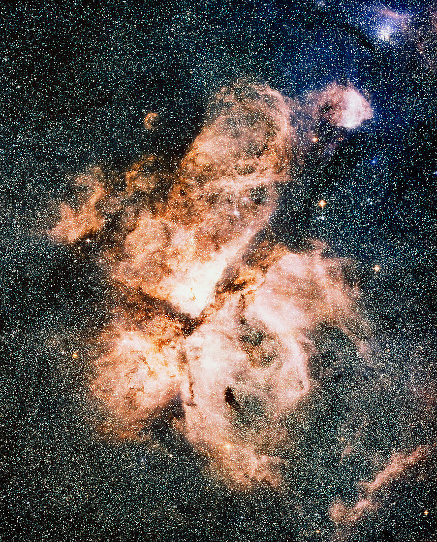 Optical image of the Carina nebula,NGC 3372
