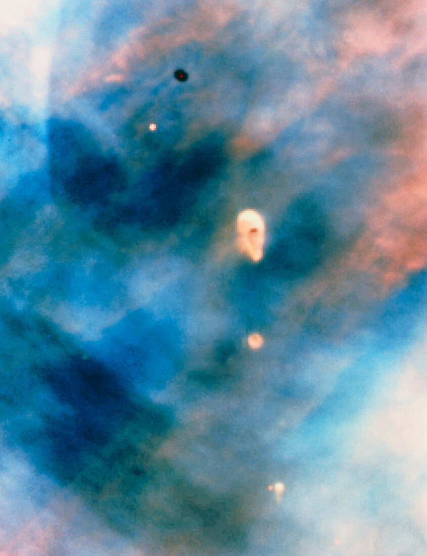 Hubble image of protoplanetary systems
