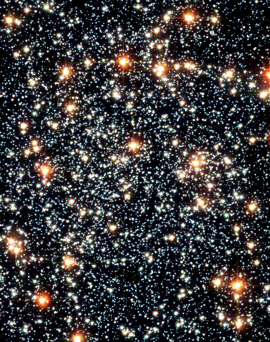 Core of globular cluster 47 Tucanae