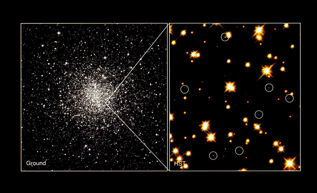 White dwarf stars in globular cluster M4