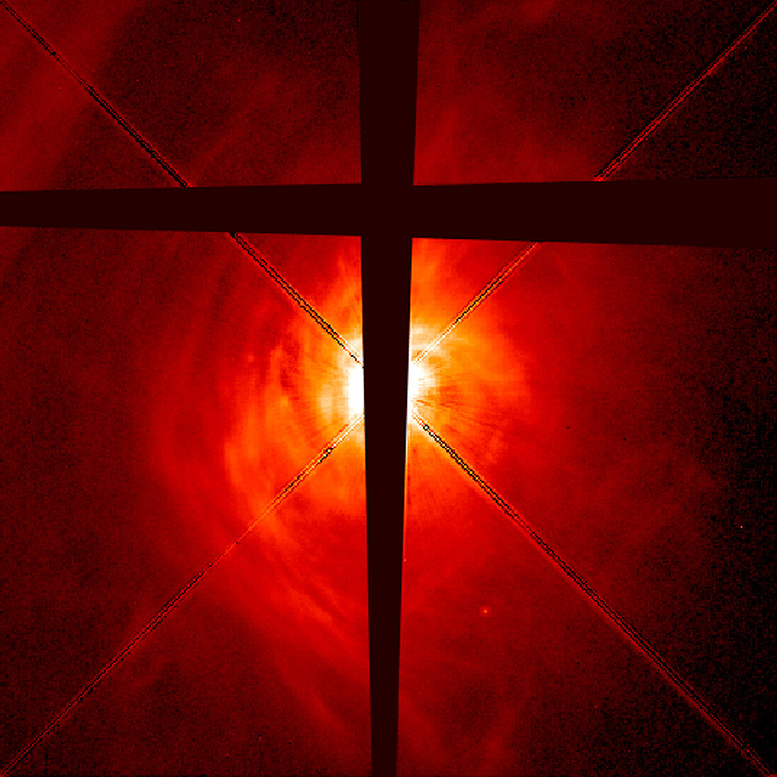 HST image of dust disk around new star AB Aurigae