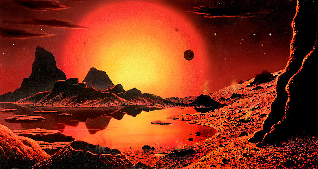 Proxima Centauri planet,artwork