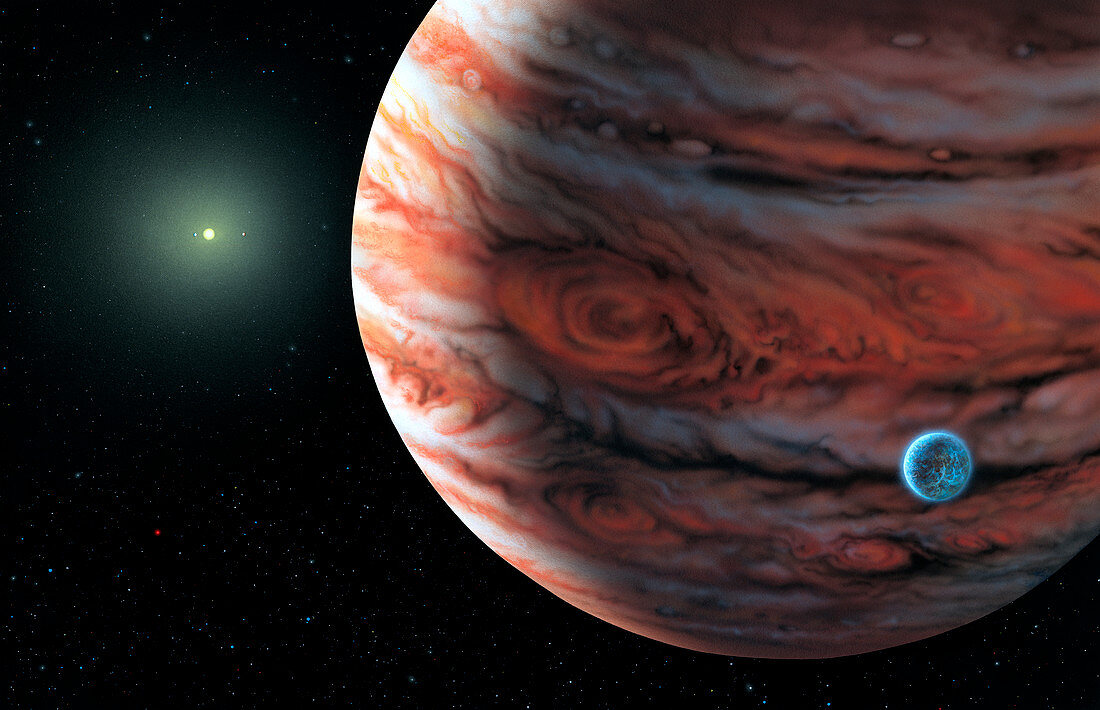 Extrasolar planet around 55 Cancri