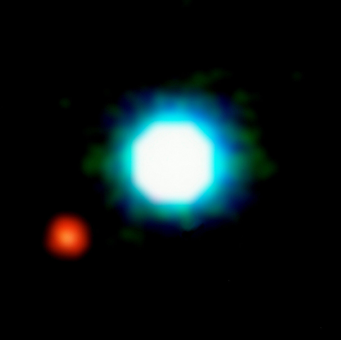 Possible first exoplanet image