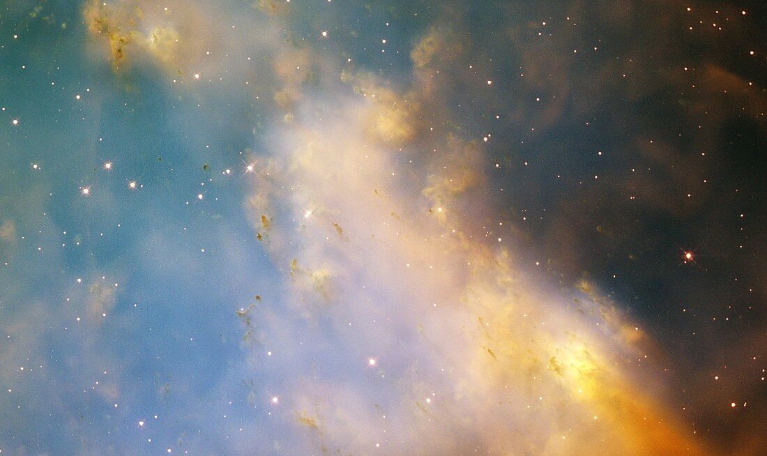 Dumbbell nebula detail