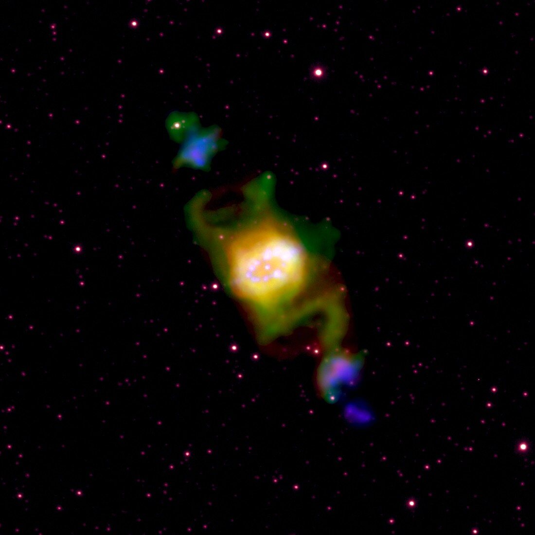 IP6 planetary nebula,infrared image