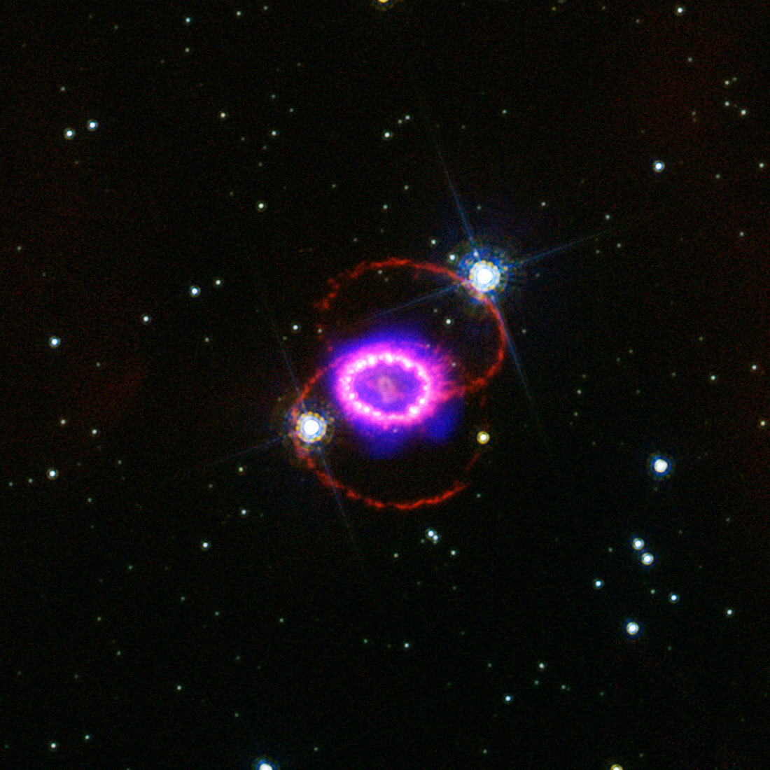 Supernova 1987a remnant,optical/X-ray