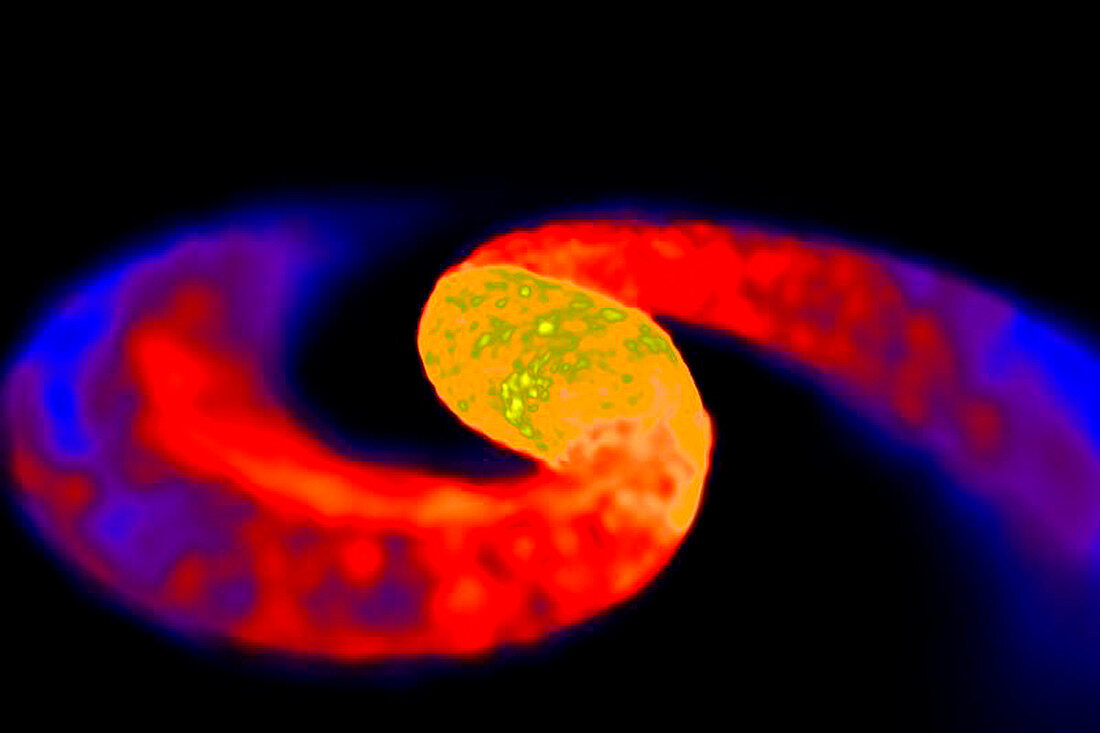 Neutron stars merging