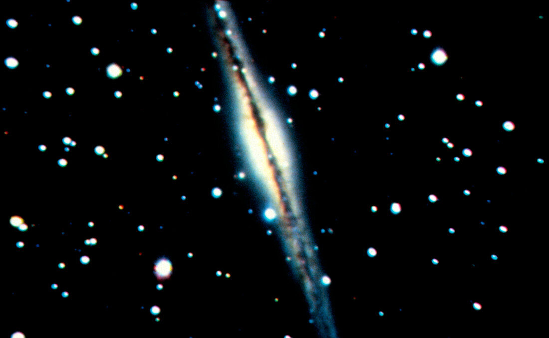 Optical CCD image of the spiral galaxy NGC 891