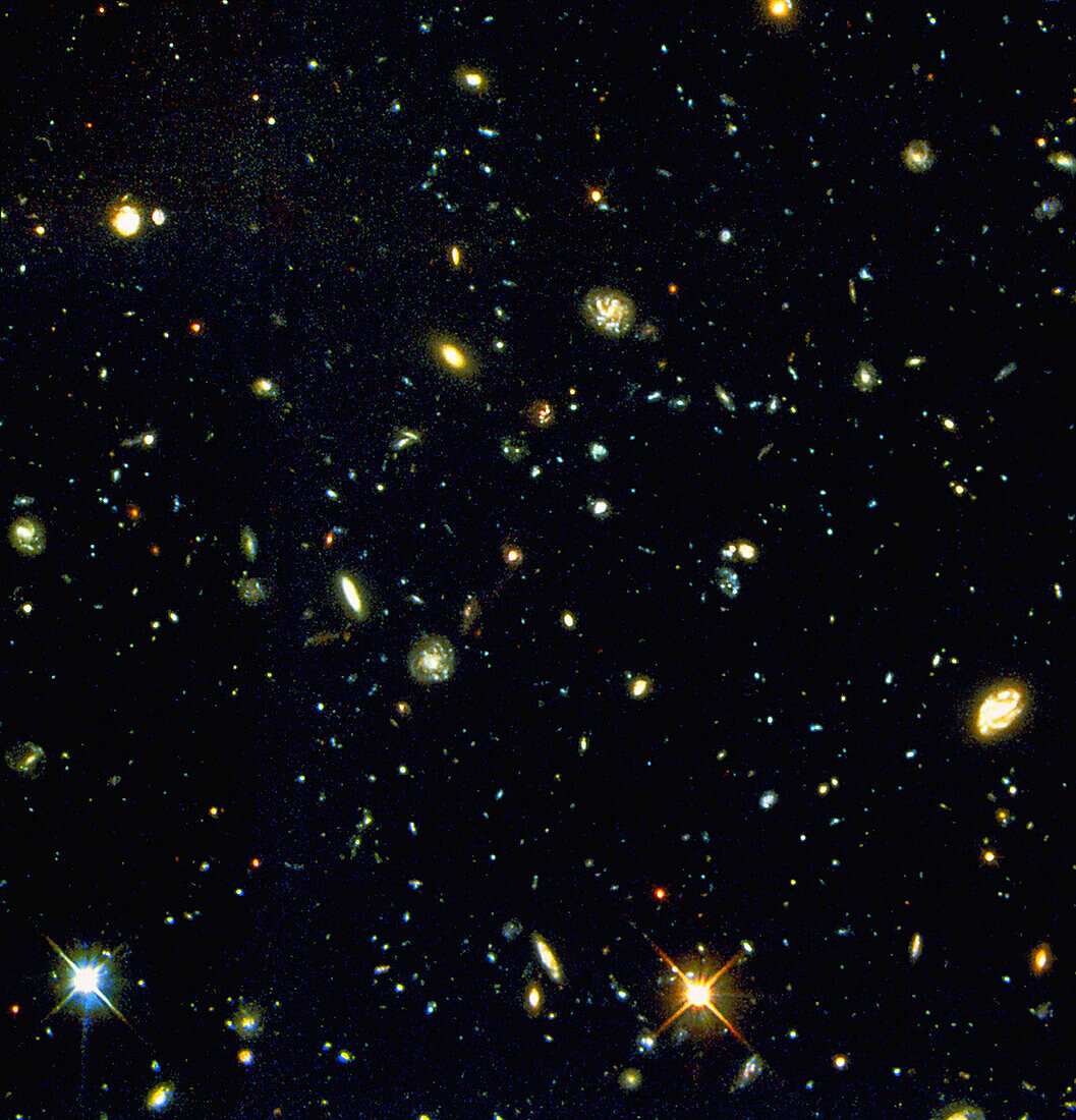 HST deep-view of very distant galaxies