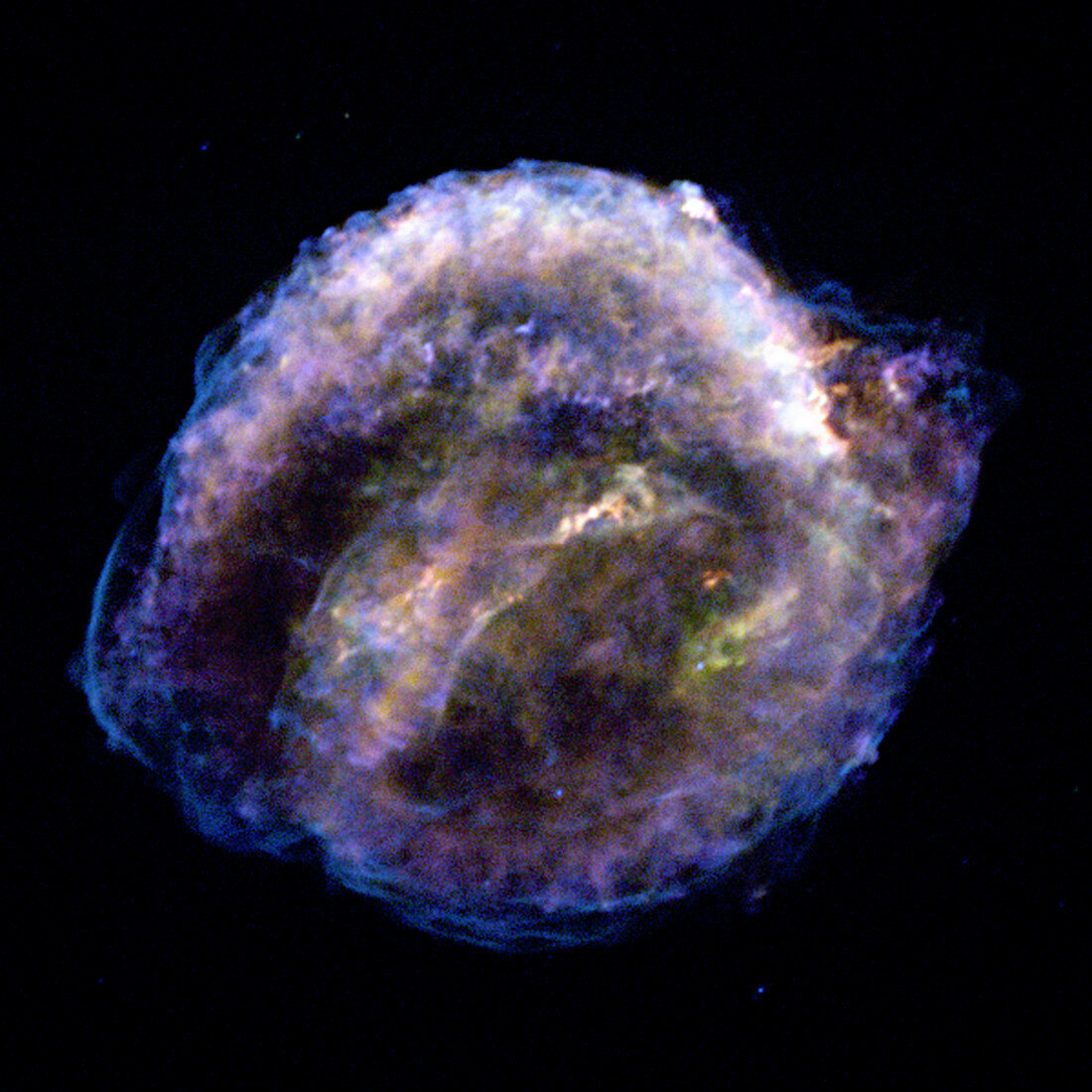 Kepler supernova remnant,Chandra image