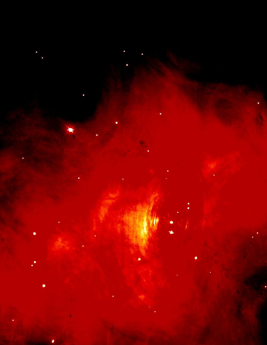 HST image of the centre of the Crab Nebula