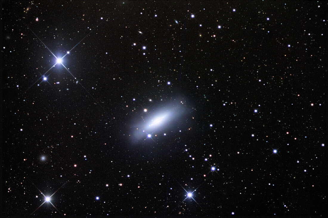 Lenticular galaxy M102,optical image