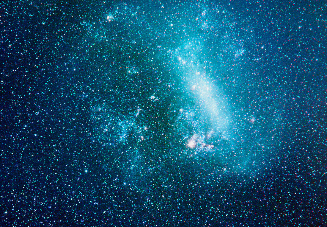 Optical photo of the Large Magellanic Cloud
