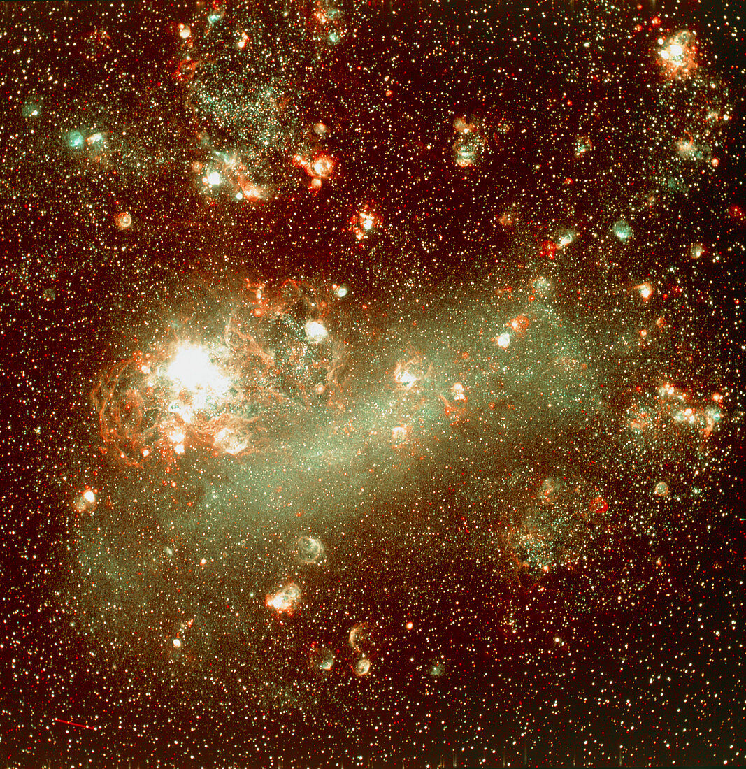 CCD optical image of Large Magellanic Cloud
