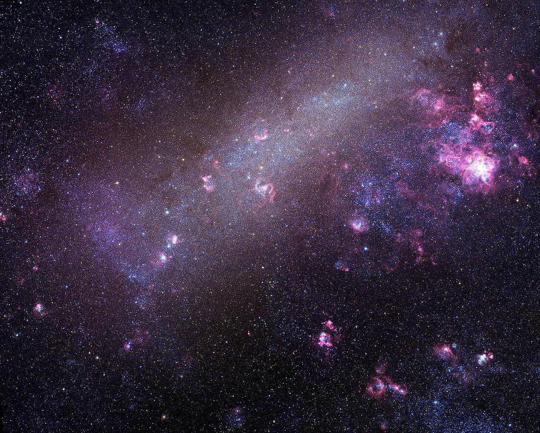 Large Magellanic Cloud,optical image