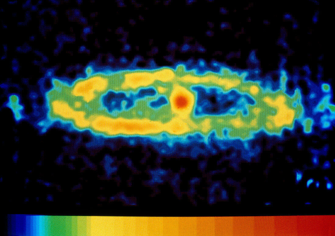 False-colour radio image of the Andromeda Galaxy