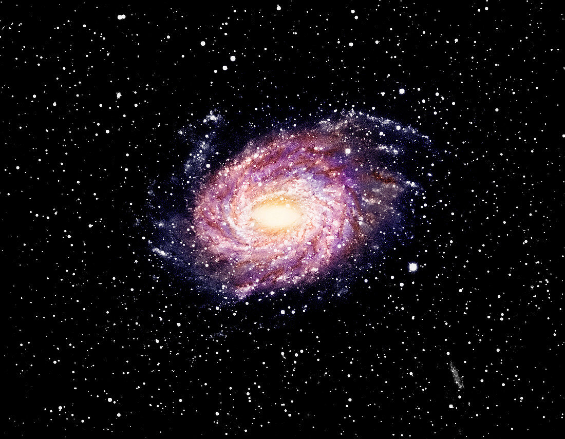 Spiral galaxy NGC 6744