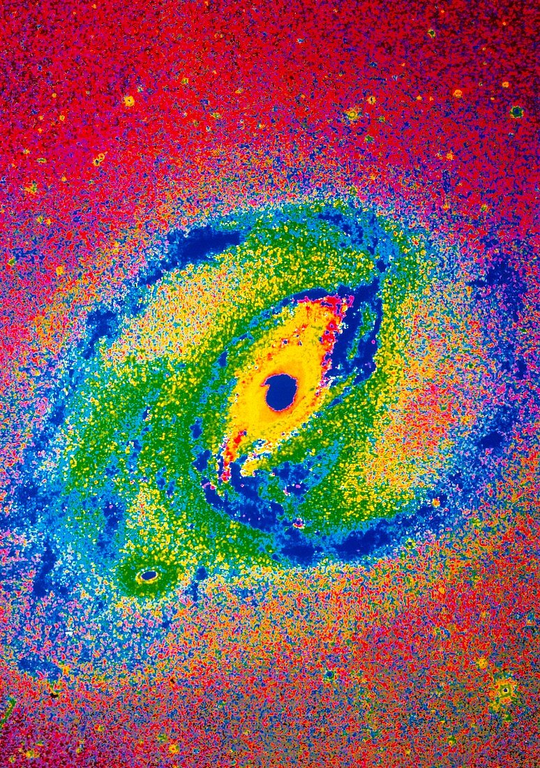 Spiral galaxy NGC 1097
